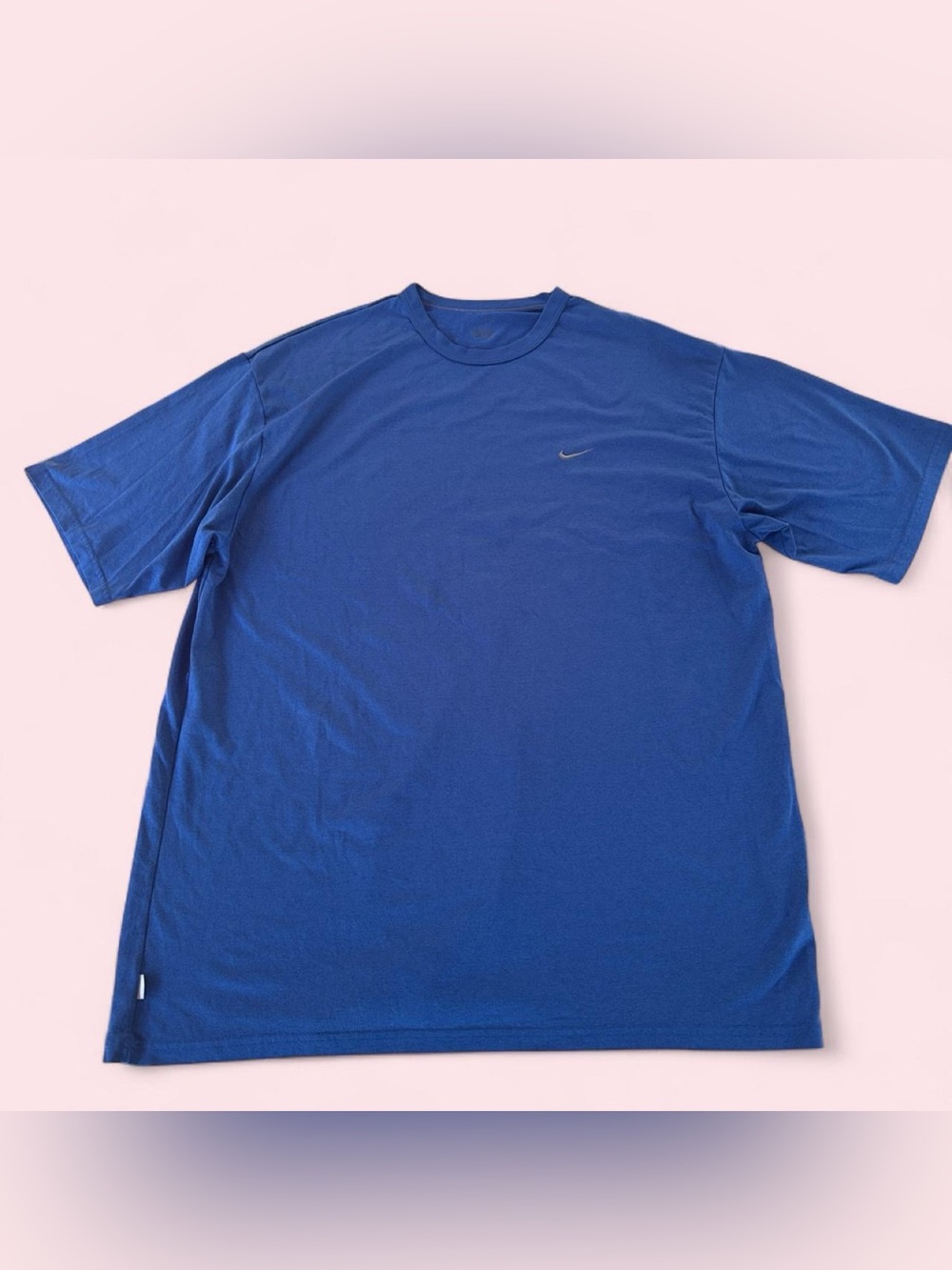 Nike Royal Blue Short Sleeve Crew Tee with Swoosh